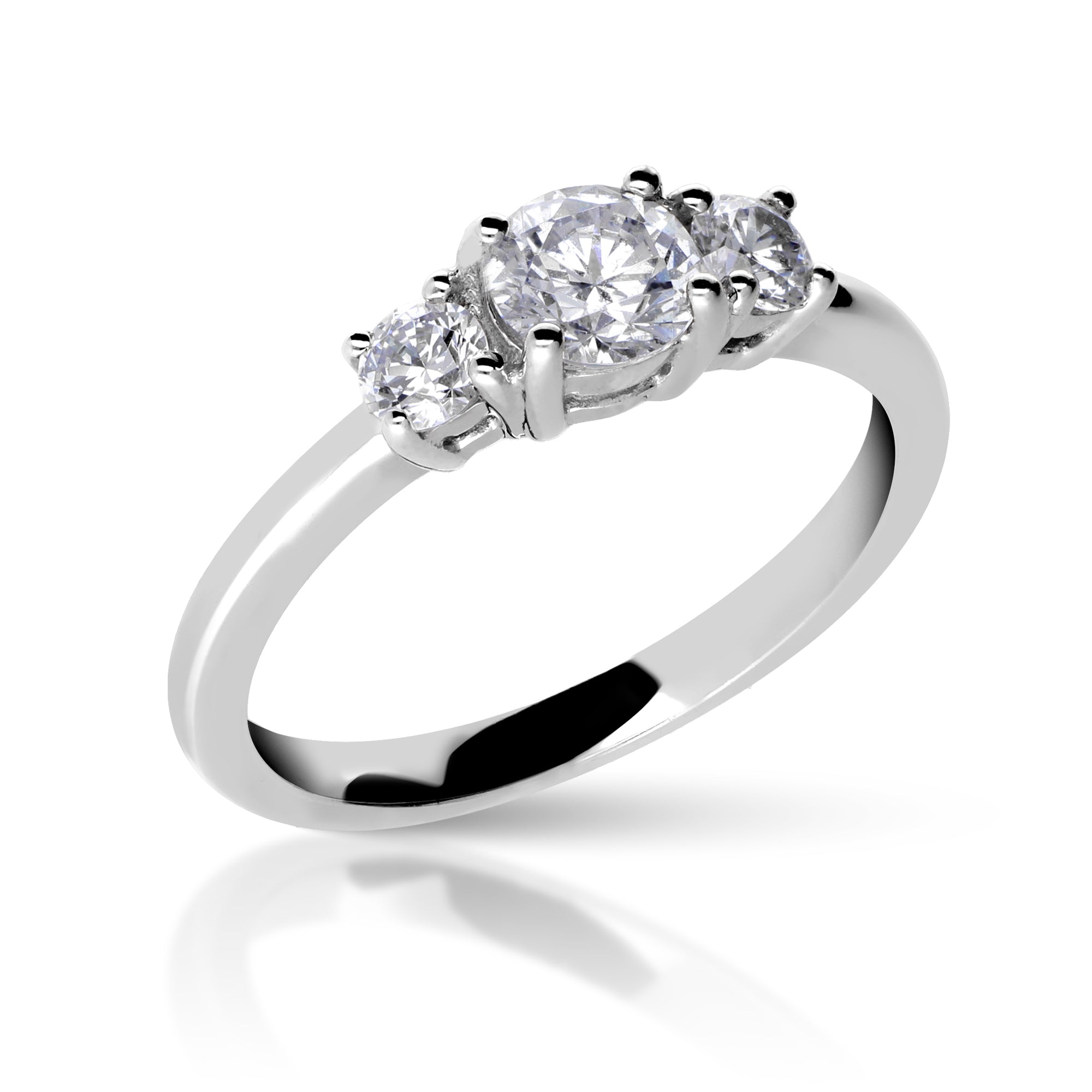 Anillo Tresillo Con Diamantes Y Oro De 18 K Alejandra Blanco anillo-tresillo-con-diamantes-y-oro-de-18-k-alejandra-blanco