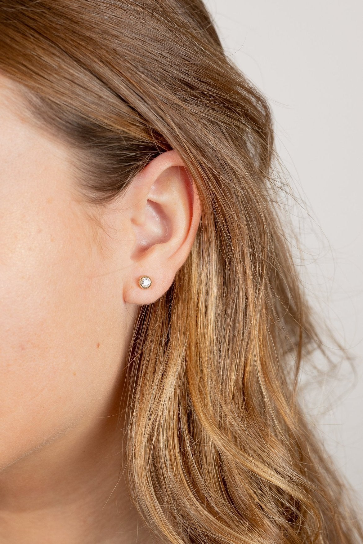 Pendientes gallones diamantes