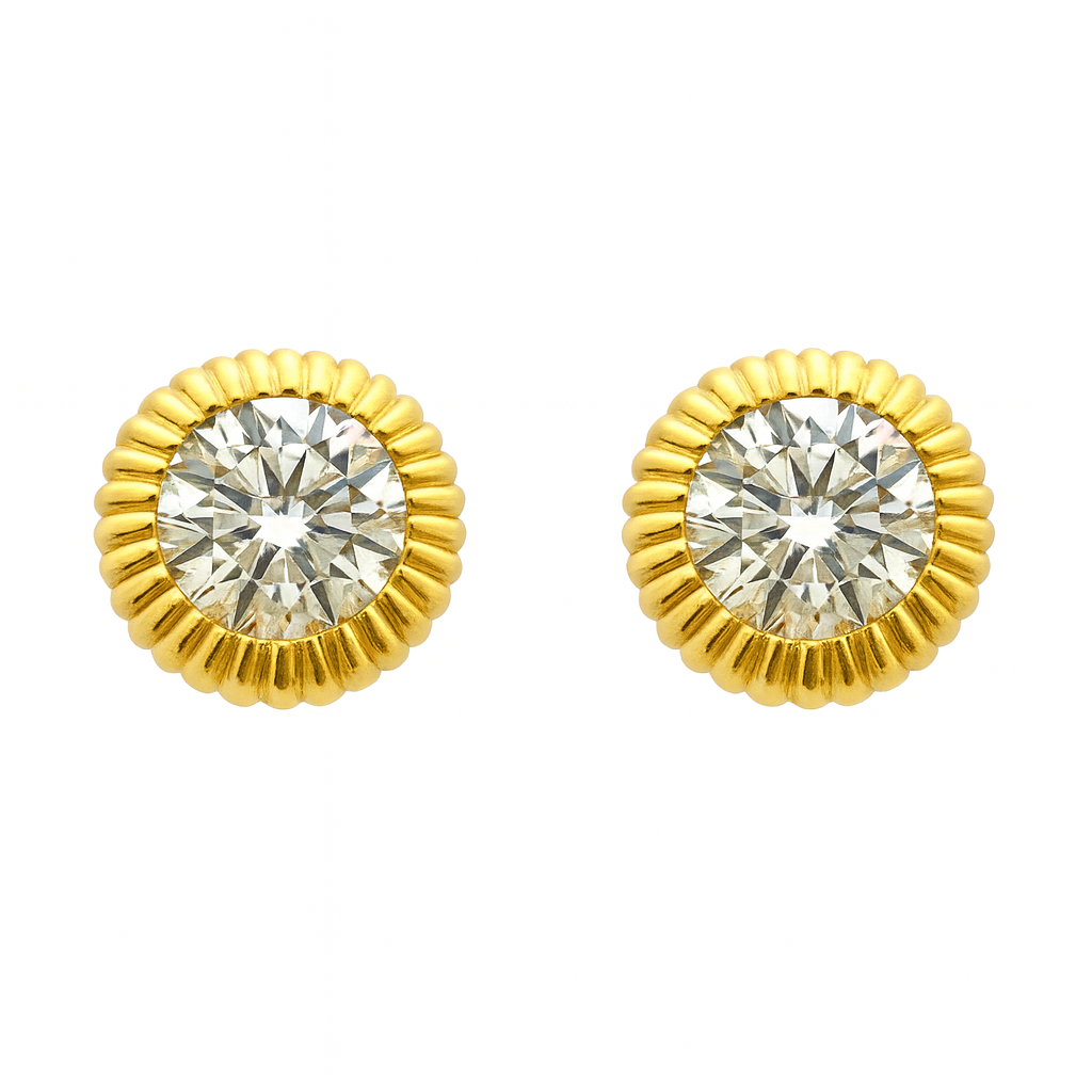 Pendientes gallones diamantes