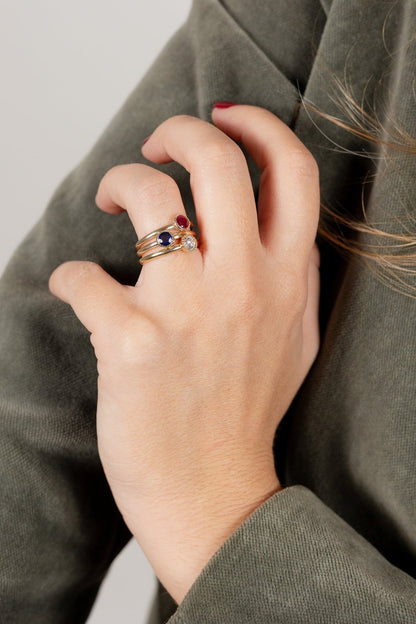 Solitario diamante talla brillante